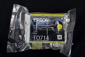 Epson T0714 Genuine Yellow Ink Cartridge - Picture 1 of 1