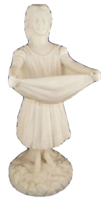 Antique 19thC Worcester Parian Porcelain Lady Figurine Porzellan Figur Figure - Image 1 of 4