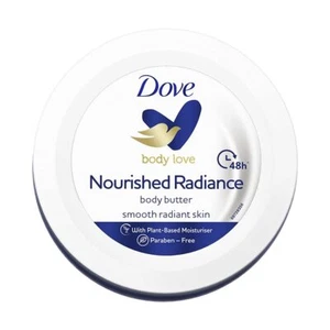 Dove Body Love Nourished Radiance Body Butter Paraben Free, 48hrs Moisturisation - Picture 1 of 3