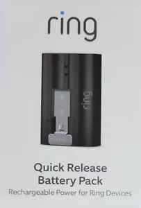Ring Quick Release Battery Pack - Rechargeable Power for Ring Cameras - Picture 1 of 2