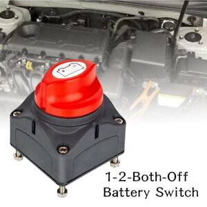 Battery Switch Power Cut On/Off Master Disconnect Isolator Car Vehicle Boat RV