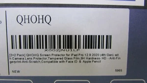 QHOHQ Vetro Temperato Protezione Schermo iPad Pro 12 Confezione da 2+2 anche Protezione Lente - Foto 1 di 6