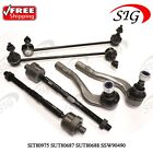Front Inner Outer Tie Rod Sway Bar Kit For Mercedes-Benz Clk-Class 2003-09 6Pc