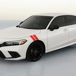 Kit gráfico de calcomanías a rayas Fender de 3" para Honda Civic - Imagen 1 de 2