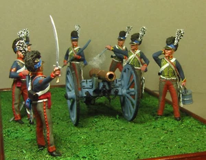 Unmontierte britische Pferdeartillerie, weißes Metall 60 mm Figurenset VID SOLDATEN - Bild 1 von 41