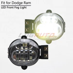 For 02-08 Dodge Ram 1500 2500 3500 Front Bumper LED Fog Light Driving Lamp Bulb - Picture 1 of 9