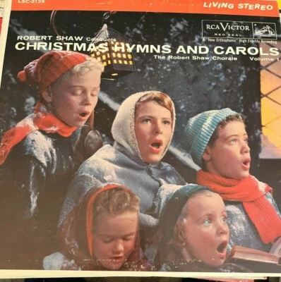 ROBERT SHAW Christmas Hymns And Carols Volume 1 1976 RCA LSC-2139 VG+ Foto 1 de 2