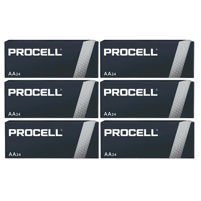 144 AA Duracell Procell Constant 碱性电池 1.5V (PC1500, LR6) — 第 1/4 张图片