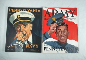 1947 nov 15 NCAA Football Program ARMY VS Penn U PENNSYLVANIA FRANKLIN FIELD Lot - Picture 1 of 5