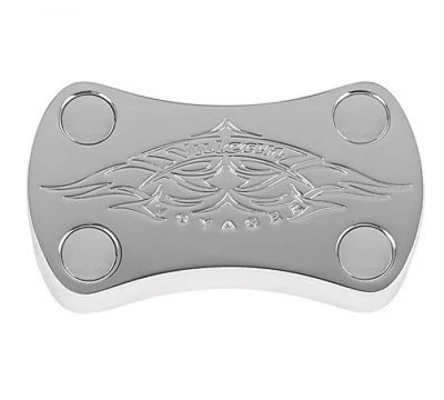 2009-2020 KAWASAKI VULCAN 1700 VOYAGER BILLET HANDLEBAR CLAMP - FLAME K53020-398 - Image 1 of 4