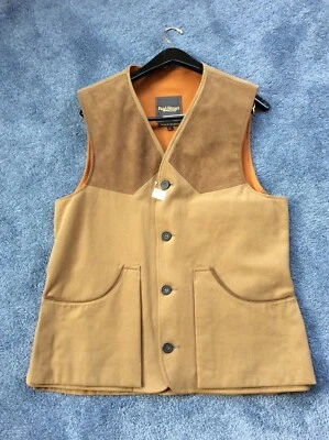 Paul Stuart Men’s Suede and Wool Vest Size Large NWT - Image 1 of 4