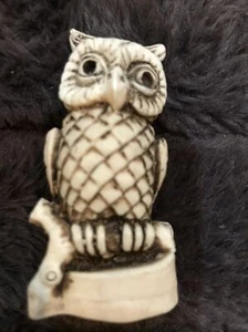 Estatuilla de búho vintage - Hecha en México 2,5 pulgadas - Imagen 1 de 6
