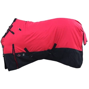 91AD Hilason 600D wasserdichte Weide Miniatur Pferd Winterdecke rot - Bild 1 von 1