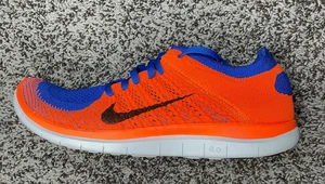 Nike Free 4.0 Flyknit Royal Crimson Mens size 9us New 631053 400 - Picture 1 of 7
