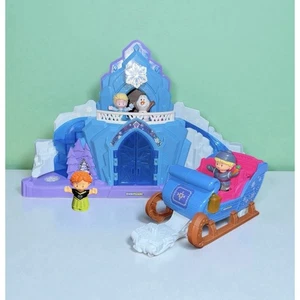 Little People Frozen Elsas Eispalast Schloss & Kristoff’s Schlitten Schlitten mit Figuren - Bild 1 von 8