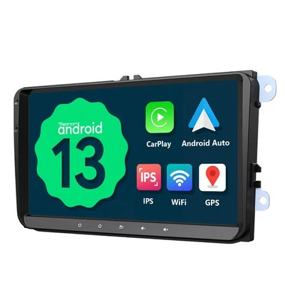 Für VW Golf 5 6 Caddy Touran Polo VWA13 Android 13 Autoradio 9" GPS Navi CarPlay - Bild 1 von 4