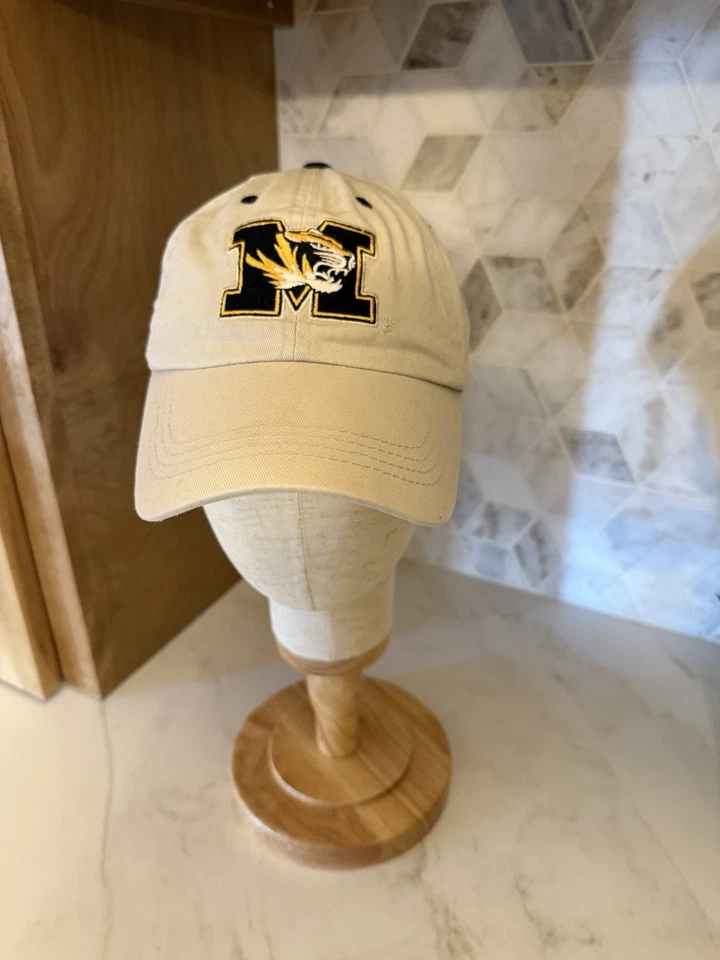 Gorra de béisbol estilo vintage con tirantes de la Universidad de Missouri Tigers Mizzou NCAA Foto 1 de 4