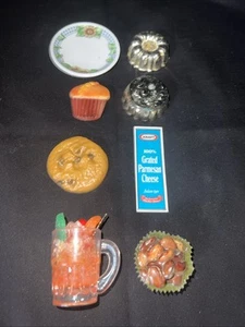 8 Bulk Food Design Refrigerator Magnets.   - Picture 1 of 5