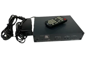 Kramer VM-114H4C HDMI/par trenzado medios Ethernet conmutador con PS y control remoto - Imagen 1 de 9