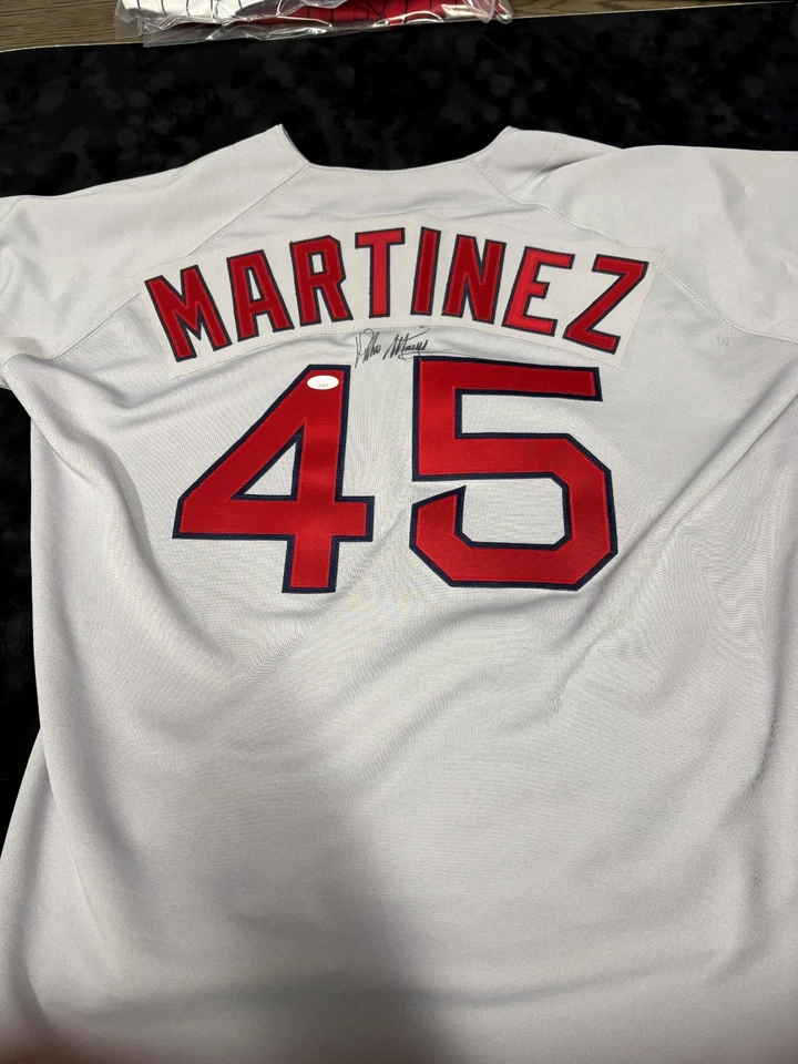 Pedro Martinez Signed Boston Red Sox Jersey JSA - Image 1 of 2
