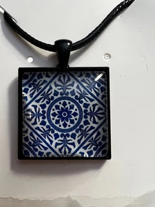Nuevo Colgante Hecho a Mano Portugués Portugal Diseño Azulejo - Imagen 1 de 6