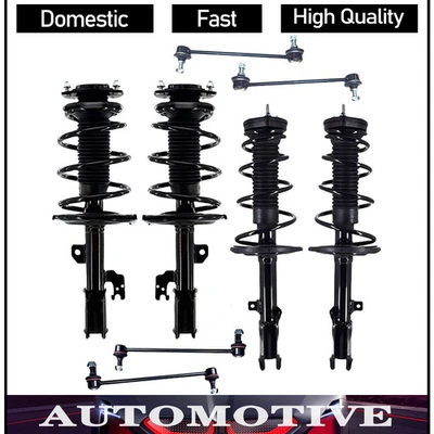 Puntales delanteros y traseros con barra estabilizadora para Toyota Solara 2006-2008 2,4 L garantía de por vida Foto 1 de 2