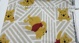 NEW Fleece fabric by the yard - Disney Winnie the Pooh - Pooh Many Trails Design - Picture 1 of 3