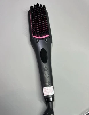 MiroPure Hair Straightener Ionic Brush Hot Nano Comb MCH Wide Heated 3D Teeth - Image 1 of 4