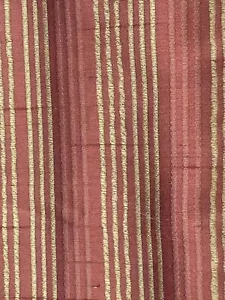 2 Stunning Amber & Gold Custom Drapery/Curtain Panels ~123”L X 76”W Each Panel - Picture 1 of 12