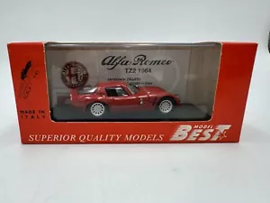 DIE CAST " ALFA ROMEO TZ2 TARGA FLORIO 1967 SAGRI " BEST MODEL 1/43 (9239) - Foto 1 di 2