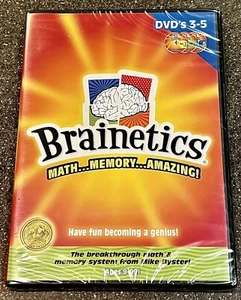 NEW!! Brainetics: Math..Memory..Amazing! DVDs 3-5 - SEALED with FREE SHIPPING!! - Picture 1 of 2