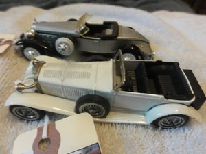 MATCHBOX LESNEY MODELS OF YESTERYEAR 1928 MERCEDES SS ERTL 1930 PACKARD LOT - Picture 1 of 3