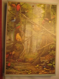 New The Threatened Forest by David Quinn 1000 Pc Jigsaw Puzzle UK Made 27" X 19 - Picture 1 of 6