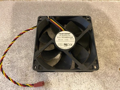 Ventilador de refrigeração Foxconn 12V 3 pinos DC sem escova 92 x 25 PVA092G12M envio rápido - Imagem 1 de 2