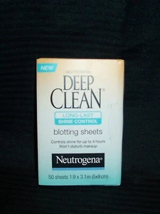 4 ~ Neutrogena Deep Clean Shine Control Blotting Sheets 50 Per Pack NEW - Picture 1 of 1