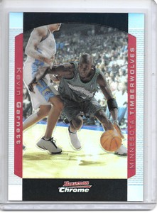 2004-05 Bowman Chrome KEVIN GARNETT REFRACTOR #160/300 TIMBERWOLVES!
