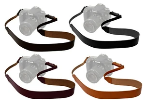Genuine Leather Camera Neck Strap 4 Colors - Picture 1 of 32
