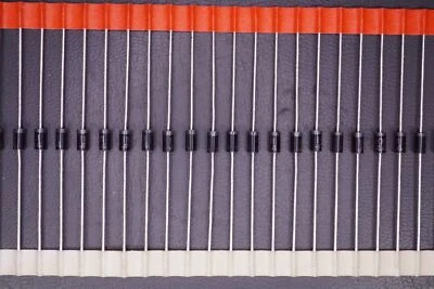 FAIRCHILD INDUSTRIES Lot of 50 1N4001 Fairchild Recovery Rectifier Diode 50V 1A DO-41 Axial NOS