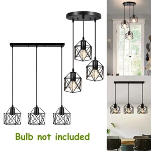 3 Way Vintage Industrial Pendant Light Hanging Retro Lamp LED Ceiling Lights 1PC - Picture 1 of 14