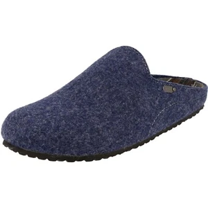 Supersoft Herren Schuhe Clogs Pantoffeln 511-086 Filz Hausschuhe Dunkelblau