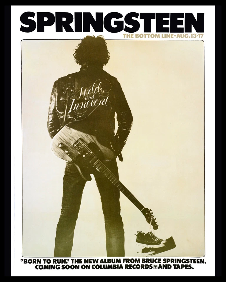 Bruce Springsteen - 1975 Born to Run Concert Poster, 8x10 Photo - Image 1 of 1