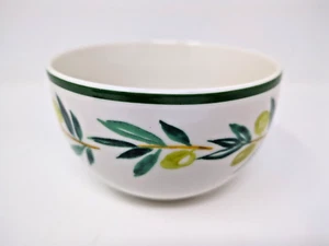 Borgo de Medici 4” x 2.5” Ceramic Olive Serving Bowl Charcuterie Hand Painted - Picture 1 of 3