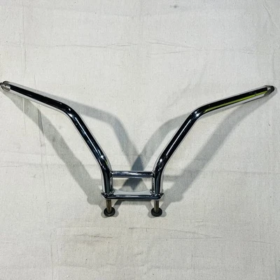 Manillar Honda Shadow VLX VT600 1991 recto cromado OEM 91 Foto 1 de 4