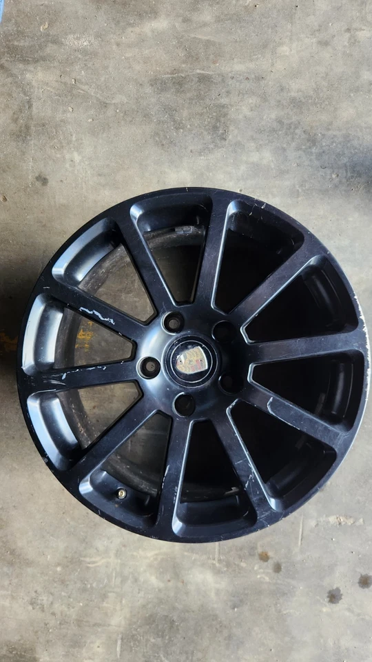 1 roda Victor Equipment Zehn 18" x 9.5" aro preto Porsche 911 Boxster Cayman - Imagem 1 de 4