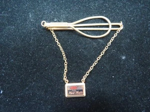 fermacravatta vintage Moor Man Feed company - Foto 1 di 2