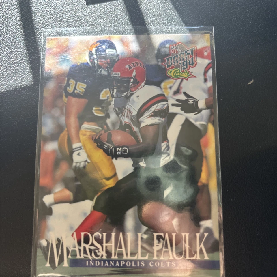 1994 Classic Pro Line Live Draft Day NYC 1 Of  19940 Marshall Faulk Rookie RC - Image 1 of 1