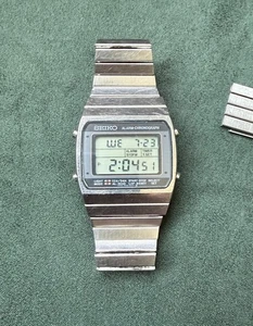 Rare Vintage Seiko A939-5010 Men’s Alarm Chronograph Digital Sports Watch NM - Picture 1 of 5