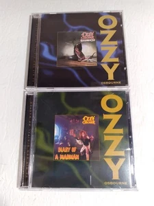 (2) 22 BIT SBM RE-MASTER CD OZZY OSBOURNE (BLACK SABBATH) DIARY OF A MADMAN, OZZ - Imagen 1 de 5