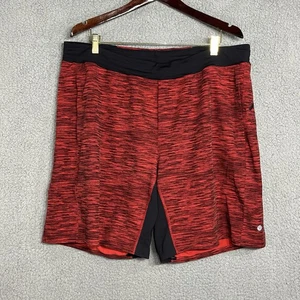 Lululemon Men's Assert Short 9" XXL Red Black Cherry Tactic Static Lulu - Picture 1 of 11