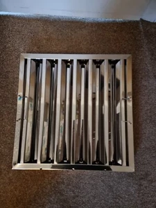 Stainless Steel Kitchen Extractor Hood Canopy Baffle Grease Filter 445x445x45 - Picture 1 of 2